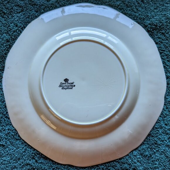 Vintage Crown Ducal Florentine Gold Band 2057 Dinner Plates – c 1950s/1960s - Picture 3 of 9